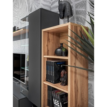 Obývacia stena JAMIL II dub wotan/antracitová 14