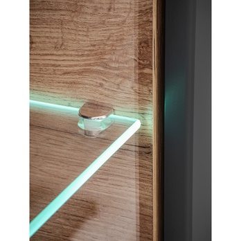 Obývacia stena JAMIL II dub wotan/antracitová 15