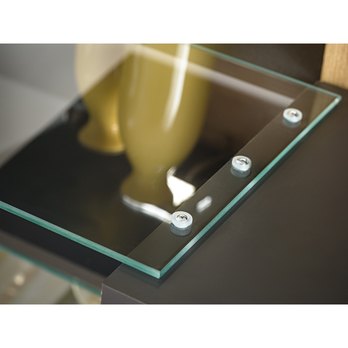 Obývacia stena JAMIL dub wotan/antracitová 6