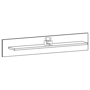 Obývacia stena JAMIL dub wotan/antracitová 11