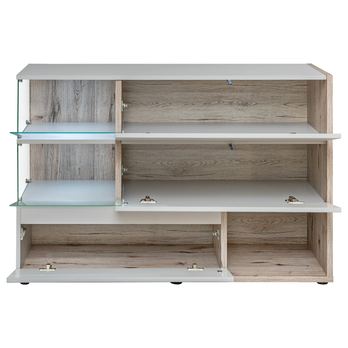 Komoda JAMIL dub wellington/perlovosivá 2