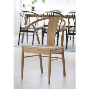 Jedálenská stolička JANIK bielený dub 8