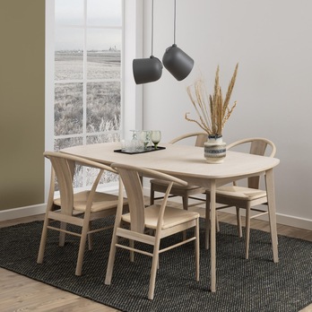 Jedálenská stolička JANIK bielený dub 11