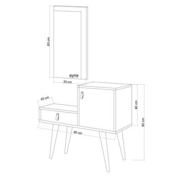 Predsieňová zostava JANNA sivá/dub 3