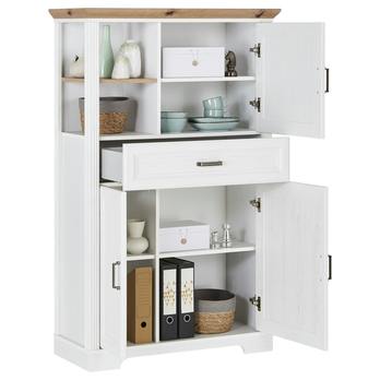Komoda JASMIN 1 pínia svetlá/dub artisan 4