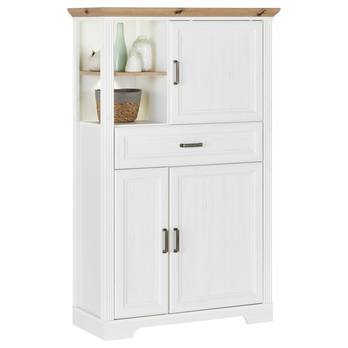 Komoda JASMIN 1 pínia svetlá/dub artisan 6