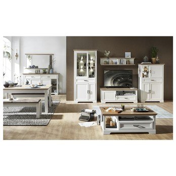 Komoda JASMIN 1 pínia svetlá/dub artisan 1