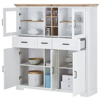 Komoda JASMIN 2  pínia svetlá/dub artisan 3