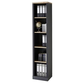 Regál JASMIN 2 grafit/dub artisan 2