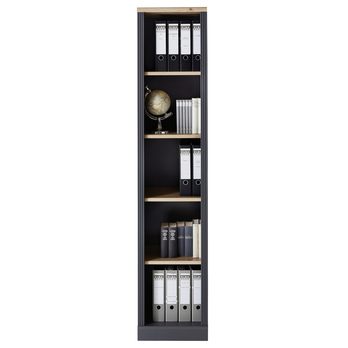 Regál JASMIN 2 grafit/dub artisan 3