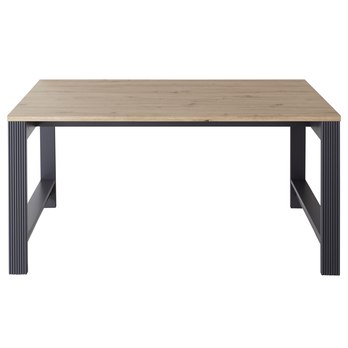 Písací stôl JASMIN 2 grafit/dub artisan 2