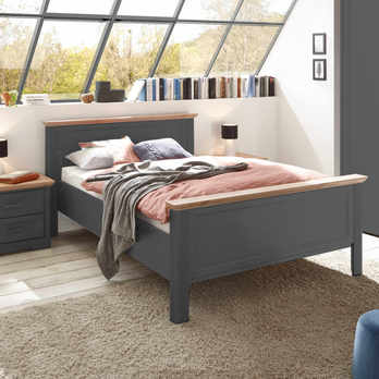 Posteľ JASMIN II grafit/dub artisan, 140x200 cm 1