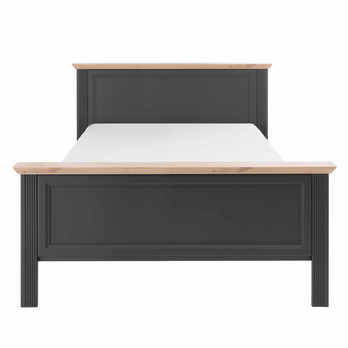 Posteľ JASMIN II grafit/dub artisan, 140x200 cm 2