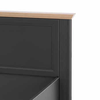 Posteľ JASMIN II grafit/dub artisan, 140x200 cm 3