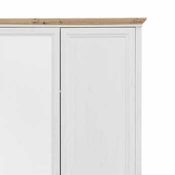 Šatníková skriňa - 4-dverová JASMIN II pínia/dub artisan 4