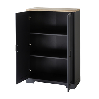 Skriňa do pracovne JASMIN II grafit/dub artisan 2