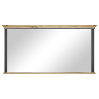 Zrkadlo JASMIN grafit/dub artisan, šírka 142 cm 2