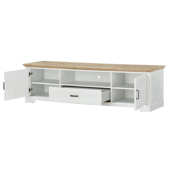 TV komoda JASMIN pínia svetlá/dub artisan, šírka 193 cm 1