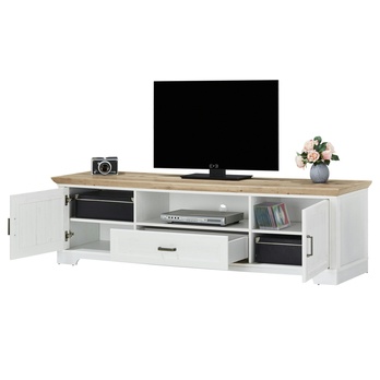 TV komoda JASMIN pínia svetlá/dub artisan, šírka 193 cm 4