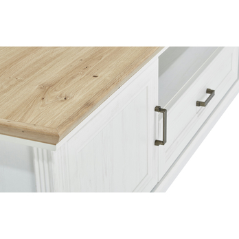 TV komoda JASMIN pínia svetlá/dub artisan, šírka 193 cm 5