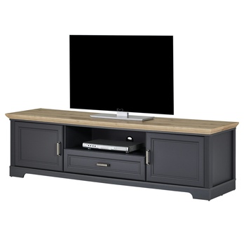 TV komoda JASMIN grafit/dub artisan, šírka 193 cm 3
