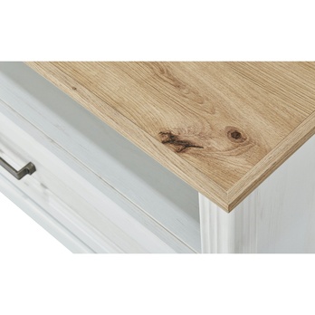 TV komoda JASMIN pínia svetlá/dub artisan, šírka 143 cm 7