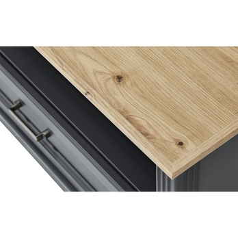 TV komoda JASMIN grafit/dub artisan, šírka 143 cm 7