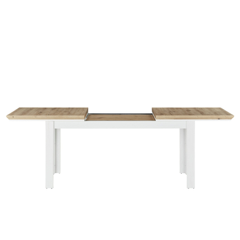 Jedálenský stôl JASMIN pínia svetlá/dub artisan 2