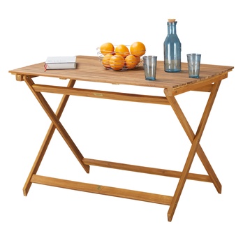 Záhradný stôl JAVA akácia/teak 1