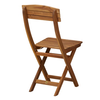 Záhradná stolička JAVA akácia/teak, sada 2 ks 5