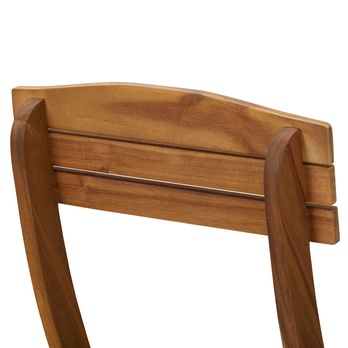Záhradná stolička JAVA akácia/teak, sada 2 ks 6