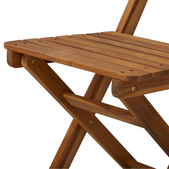 Záhradná stolička JAVA akácia/teak, sada 2 ks 7