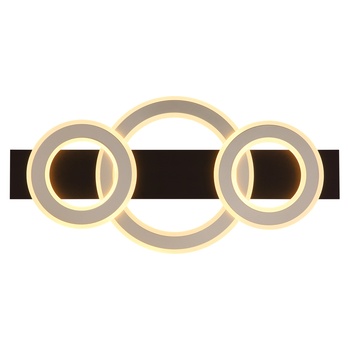 Stropné svietidlo JAYDEN 3 čierna/tmavohnedá/béžová 4