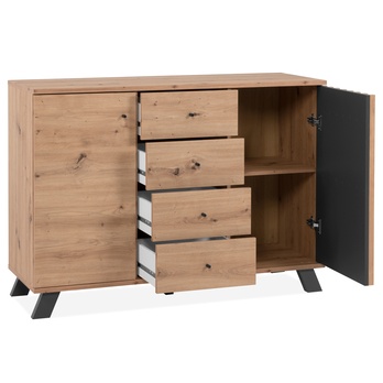 Komoda JAYSON 01B dub artisan/antracitová 3