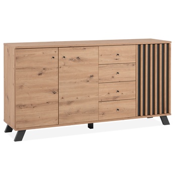 Komoda JAYSON 51C dub artisan/antracitová 2