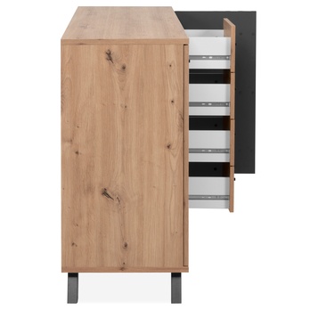 Komoda JAYSON 51C dub artisan/antracitová 8