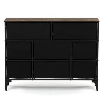 Komoda JAZZ III čierna/viacfarebná 3