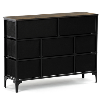 Komoda JAZZ III čierna/viacfarebná 4