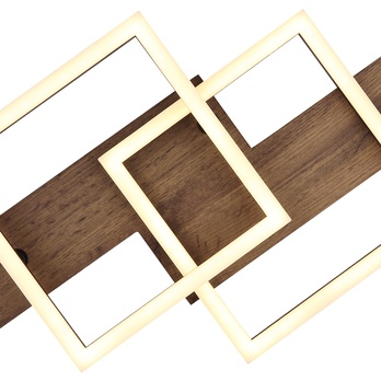 Stropné svietidlo JEFFRY 2 čierna/hnedá 5