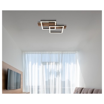 Stropné svietidlo JEFFRY 2 čierna/hnedá 1