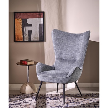 Kreslo JEKUN sivá 1