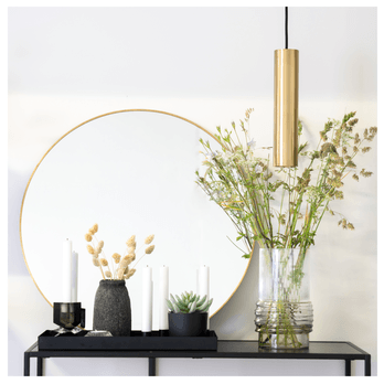 Zrkadlo JIRSIY GOLD zlatá, priemer 60 cm 3