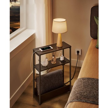 Odkladací stolík JOB 4 čierna 2