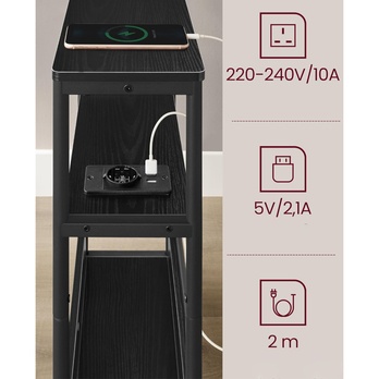 Odkladací stolík JOB 4 čierna 4