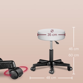 Toaletný stolík JOCELYN 2 so stoličkou, biela 2