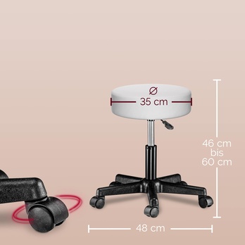 Toaletný stolík so stoličkou JOCELYN biela 1