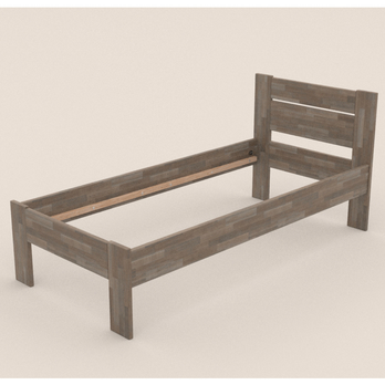 Posteľ JOHANA I buk/sivá, 80x200 cm 2