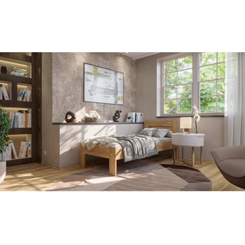 Posteľ JOHANA I buk, 90x200 cm 1