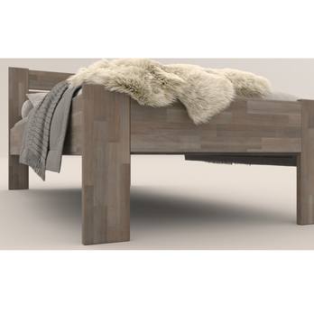 Posteľ JOHANA I buk/sivá, 80x200 cm 4