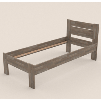 Posteľ JOHANA I buk/sivá, 90x200 cm 2